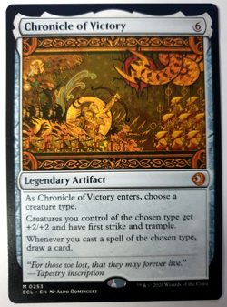 Chronicle of Victory - MTG Lorwyn Eclipsed - Mythic - 0253 NM - Image 1