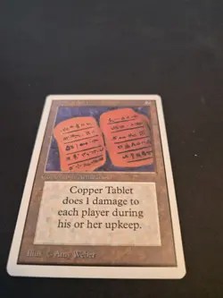 Copper Tablet (Unlimited Edition) MTG NM Magic: the Gathering Vintage - Image 4