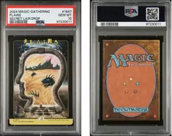 MTG PSA 10 Brain Dead Lands Plains #1647 Basic Secret Lair Drop Lindsten NonFoil - Image 1