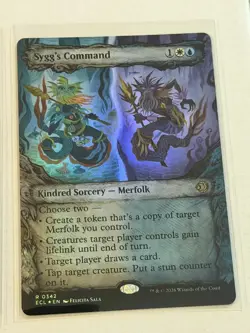 Sygg's Command Borderless Lorwyn Eclipsed Foil 342 - Image 1