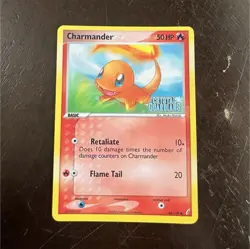 Pokemon Charmander 48/100 EX Crystal Guardians Reverse Holo Common Card Nintendo - Image 1
