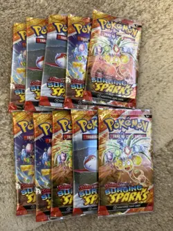 1x Pokemon - Surging Sparks - Booster Pack - Random Art - Image 1