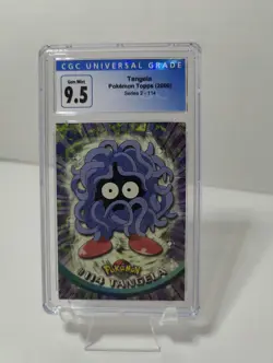 2000 Topps Chrome Pokemon TV Series 2 #114 Tangela - CGC Pristine 9.5 Gem Mint - Image 1