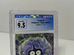 2000 Topps Chrome Pokemon TV Series 2 #114 Tangela - CGC Pristine 9.5 Gem Mint - Image 2