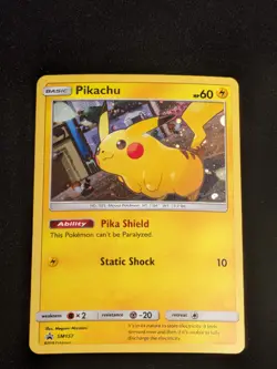 Pikachu -NM- SM157 Sun & Moon Black Star Promo Holo Pokemon TCG - Image 1