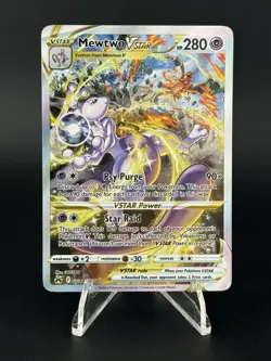 Pokemon TCG Mewtwo VSTAR GG44/GG70 Crown Zenith Galarian Gallery Holo Ultra Rare - Image 1