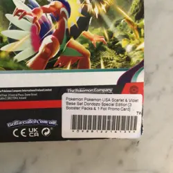 Pokemon TCG: Scarlet and Violet Base Set 3 Pack Triple Blister Arcanine Sealed - Image 3