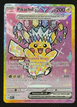 Pokemon Pikachu EX SIR 277/217 Ascended Heroes English *IN HAND* - Image 1