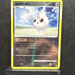 2008 Pokemon Diamond & Pearl Great Encounters Igglybuff Reverse Holo #70/106 MP - Image 1