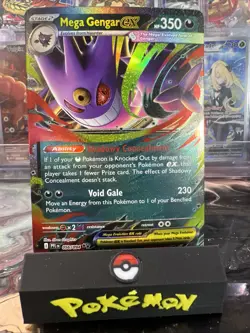 Mega Gengar Ex 056/094 Phantasmal Flames Double Rare Pokemon TCG Pack Fresh NM🔥 - Image 2
