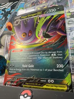 Mega Gengar Ex 056/094 Phantasmal Flames Double Rare Pokemon TCG Pack Fresh NM🔥 - Image 4