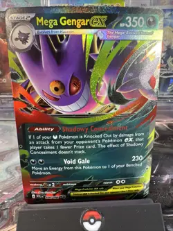 Mega Gengar Ex 056/094 Phantasmal Flames Double Rare Pokemon TCG Pack Fresh NM🔥 - Image 5