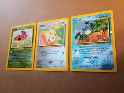 Pokemon Vintage Lot English Southern Islands Marill Togepi & Ledyba - Image 3