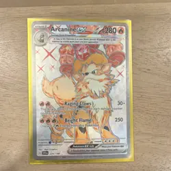 Pokemon TCG Arcanine ex 224/198 SV01: Scarlet & Violet Full Art Ultra Rare Holo - Image 1