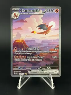 Pokemon TCG Charizard EX 199/165 Special Illustration Rare SV 151 NM - Image 1