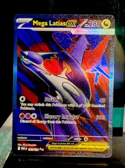2025 POKEMON MEG EN-MEGA EVOLUTION ULTRA RARE #163 MEGA LATIAS EX -L👀K-CLEAN - Image 1