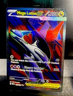 2025 POKEMON MEG EN-MEGA EVOLUTION ULTRA RARE #163 MEGA LATIAS EX -L👀K-CLEAN - Image 2