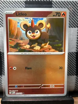 Pokemon TCG: Litleo 23/132, Mega Evolutions _ REVERSE HOLO - Image 1