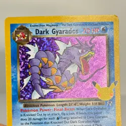 Dark Gyarados 8/82 Celebrations: Classic Collection Holo Pokemon TCG - Image 2