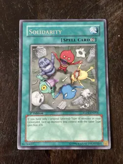 Yugioh! LP Solidarity - ANPR-EN054 - Rare - 1st Edition Lightly Played - Image 1