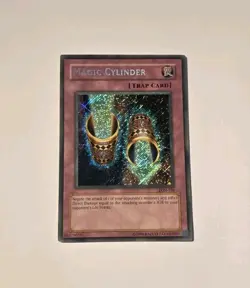 Yugioh Magic Cylinder LON-104 Labyrinth of Nightmare Secret Rare Faded LP - Image 1