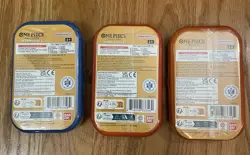 One Piece Card Tin Pack Set Vol.2 - 3 Tins - Factory, Sealed- In Hand ￼ - Image 2