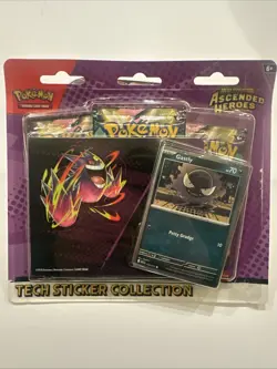 Pokemon Ascended Heroes Tech Sticker Collection Gastly New Sealed - SHIPS TODAY - Image 1