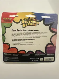 Pokemon Ascended Heroes Tech Sticker Collection Gastly New Sealed - SHIPS TODAY - Image 2