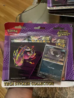 Pokemon Tech Sticker Collection - Ascended Heroes 3-Pack Blister Gastly - Sealed - Image 1