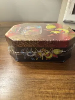 Pokemon TCG: Elemental Power Tin Flareon GX + 4 Packs (Sun & Moon) SEALED - Image 2