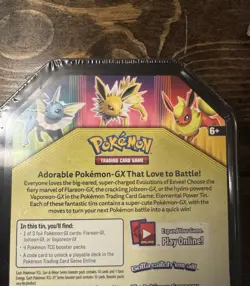 Pokemon TCG: Elemental Power Tin Flareon GX + 4 Packs (Sun & Moon) SEALED - Image 4