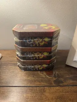 Pokemon TCG: Elemental Power Tin Flareon GX + 4 Packs (Sun & Moon) SEALED - Image 5