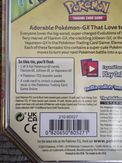 Pokemon TCG - Flareon GX Elemental Power Tin (2019) - SWSH - Factory Sealed - Image 4