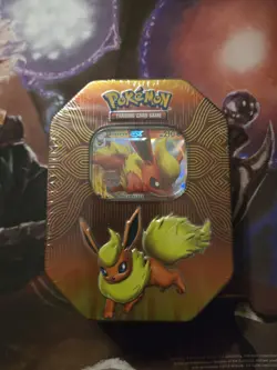 Pokemon TCG Elemental Power Tin Flareon-GX NEW SEALED 820650806490 - Image 1