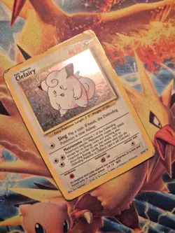 Clefairy Holo Rare Pokemon Card, Base Set, 5/102 - Image 3
