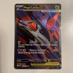 Mega Latias EX 163/132 Full Art Pokemon TCG Card NM Mega Evolution - Image 1