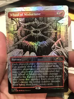 MTG Wheel of Misfortune (1300) NM Foil Secret Lair Death is Temporary - Image 1