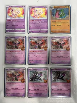 Pokemon TCG SV4a Holo Lot Mew Jolteon Leafeon Umbreon Fezandipiti 90 Cards - Image 4