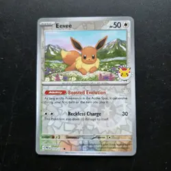 Pokemon Card - Eevee 074/131 Pokemon Day Stamped Promo 2025 - M/NM - Image 1