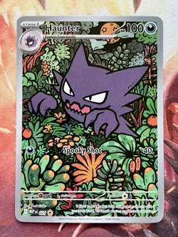 Haunter #027 Pokemon Illustration Rare HOLO Black Star Promo Card NM - MINT 👻 - Image 1