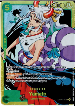 Yamato OP01-121 SEC One Piece Card Game English Foil - Image 1
