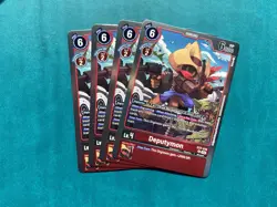 Deputymon EX7-010 Playset Digimon Liberator Card Game x4 - Image 1