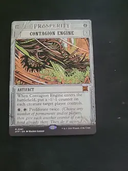 MTG OTP #61 Contagion Engine Outlaws of Thunder Junction: Breaking News Regular - Image 1