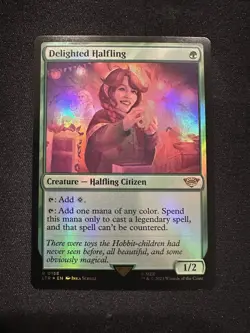 Delighted Halfling R0158 (Foil) MTG: The Lord of the Rings - NM - Image 1