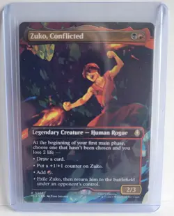 MTG Zuko, Conflicted - x1, Borderless, NM, 302 - Image 1