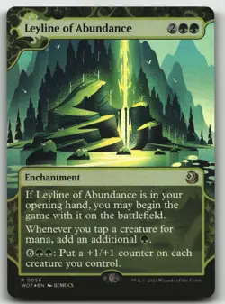 Leyline of Abundance foil R Wilds of Eldraine: Enchanting Tales 56 LP - Image 1