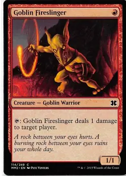 Goblin Fireslinger *Common* Magic MtG x1 Modern Masters 2015 SP - Image 1