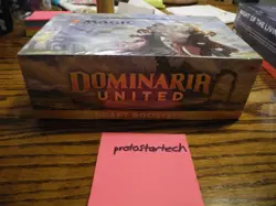 Magic The Gathering Dominaria United Draft Booster Box - 36 Packs SEALED NEW 195166207094 - Image 1