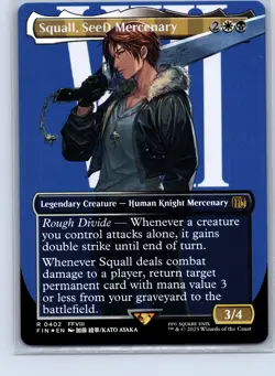 Magic: FINAL FANTASY #402 Squall, SeeD Mercenary (Borderless) Foil .VO4 - Image 1