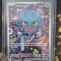 Pokemon Misdreavus Basic Holo Ghost 60HP Card 233/227 TCG - Image 1